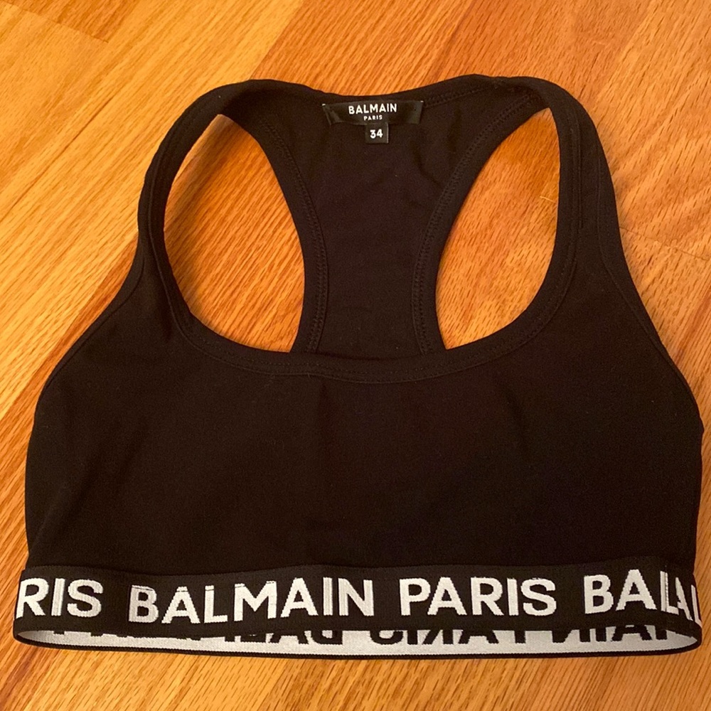 Authentic Balmain size 34 sports bra